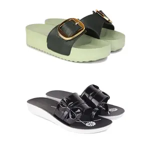 Women's Sandals | Lightweight Wear| Stylish & Easy to Wear For Women'S GP-SAN-(2-COMBO)-1997-1989-7