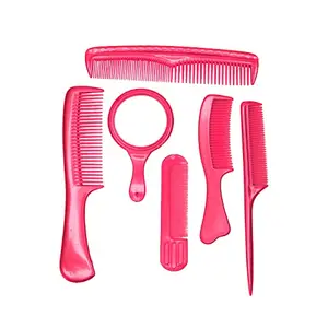 Majik Hair Combs with Mirror Set for Home and Salon Use