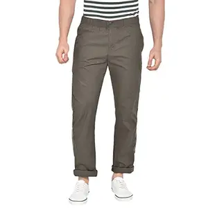 BEEVEE Mens Olive Elasticated Track Pant with Drawstring.(Olive_XXX-Large)