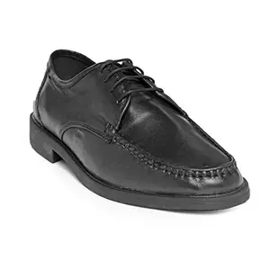 NOBLE CURVE NOBLE CURVE Leather Mocassin Shoes with Lace up Black