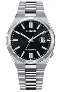 Citizen Men Automatic Black Dial Stainless Steel Analog TSUYOSA Watch - NJ0150-81E