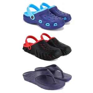 Men's Sandals | Lightweight Wear| Stylish & Easy to Wear For Men's PCV-SAN-(3-COMBO)-3019-3148-3153-8