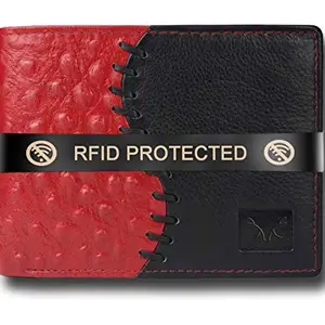 AL FASCINO Sparkling T-Red Men's Wallet (AFAT0023REDBL)