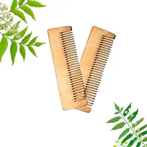 Subhaashi - Neem Wood - Pocket Comb (Pack of 2)