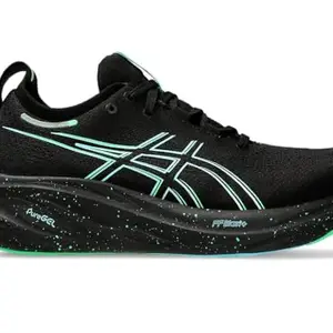 ASICS Mens Gel-Nimbus 26 Black/Soothing Sea Running Shoes - 10 UK (1011B794.004)