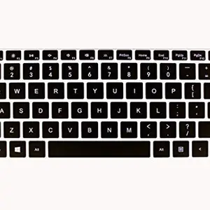 Saco Chiclet Keyboard Skin for Microsoft Surface Pro 4 12.3 Inch Surface Pro 4 Type Laptop - Black