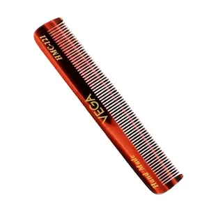 Vega Pocket Hair Comb,Handmade, (India's No.1* Hair Comb Brand)For Men and Women, (HMC-121)