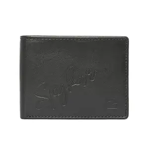 Spykar Men Black Leather Wallet