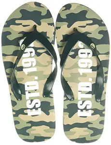 Woodland Men's Cmfg/Green Flip Flop-10 UK (44 EU) (FF 4182021)