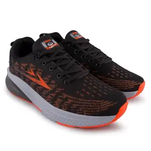 Lancer Mens RAMBO-193DGR-ORG Grey Running Shoe, 10