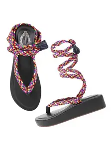 Shoetopia Women's Heeled Sandal-3 Kids UK (Mangolia-Black)-EU36
