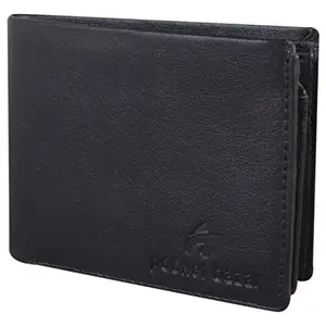 pocket bazar Men's Wallet || Artificial || Leather Wallet || Multicolor || 10 Card Slots (Black-03)