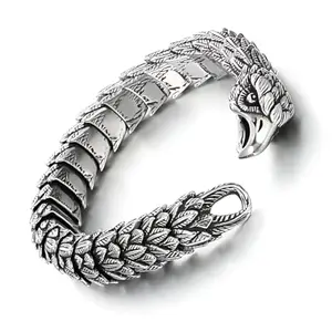 THE MEN THING AVIATOR - 14mm Pure Titanium Steel Bracelet for Men & Boy (8inch)