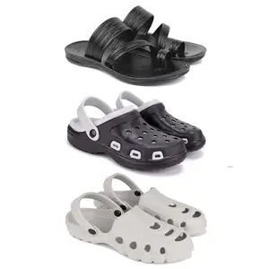 Men's Sandals | Lightweight Wear| Stylish & Easy to Wear For Men's PCV-SAN-(COMBO-3)-3152-3018-3135-10