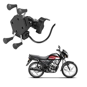 Auto Pearl -Waterproof Motorcycle Bikes Bicycle Handlebar Mount Holder Case(Upto 5.5 inches) for Cell Phone - CD
