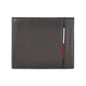 Tommy Hilfiger Brown Leather Men's Wallet (8903496160826)
