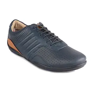 Red Chief Casual Derby Shoes for Men Blue