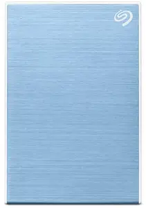 Seagate One Touch 2TB External HDD with Password Protection – Light Blue, for Windows and Mac, with 3 yr Data Recovery Services, and 6 Months Mylio Create Plan and Dropbox Backup Plan (STKY2000402)