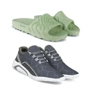 BERSACHE Lightweight Stylish Wedge Sandal for Men-6049-1495 Multicolor