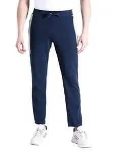 CROCODILE Men Solid Slim Fit Track Pant | Mid Rise | Drawstring Waist | Regular Length | Casual Sports Lounge Bottomwear