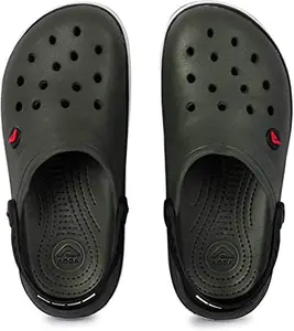 ADDA (LABEL) ADDA || Durable & Comfortable || EVA Sole || Lightweight || Fashionable || Super Soft || Outdoor Slipper || FlipFlops For Men's (OLIVE, 7)