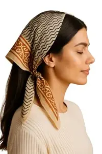 Curano : Handcrafted Fashion Curano Unisex Cotton Bandana Scarf || Premium Printed Design || Multi-Color || Breathable Face Neck Cover || Washable Multi-Purpose Wrap || 20x20 in