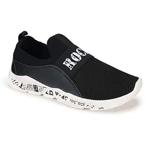 Axter Men Black-1245 Sports Shoes, Running Shoes for Men,Cricket Shoes,Casual Shoes,Trekking Shoes,Comfortable for Men's_9