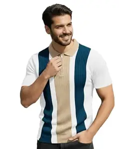 Enitor Men’s Oversized Cotton Printed T-Shirt, Formal Round-Neck T-Shirt for Men, Graphic Print Tshirts for Boy, Casual Tshirt for Boys