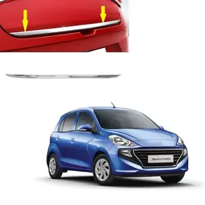 SKYTIQ® Dicky Chrome Trunk Garnish | Dicky Trim Rear Boot Patti Compatible with Hyundai Santro 2018