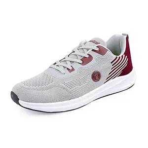 Bacca Bucci Mens ® Project Plus Running Walking Training Shoe Specially Developed for Wide and Large Foots | Only Big UK-11 to 15- Grey, Size UK15