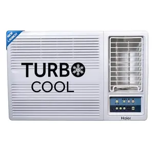 Haier 1 Ton 3 Star Fix Speed Side Flow Window AC (Copper, Turbo Mode, Anti Bacterial Filter, Cools at 54°C Temp, Long Air Throw - HWU12F-AOW3BN-FS,White)