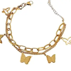 Butterfly Chain Bracelet