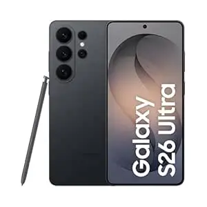 Samsung Galaxy S26 Ultra 5G (Black, 12GB RAM, 256GB Storage) with Built-in Privacy Display, AI Phone, Photo Assist, Creative Studio, 200MP Camera, 5000mAh Battery and Snapdragon 8 Elite Gen 5