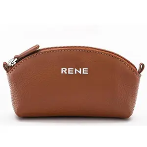 RENE Genuine Leather Tan Color Pouch