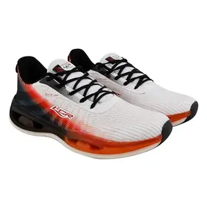 Lancer Mens ENERGY-25WHT-RED White Red Running Shoe