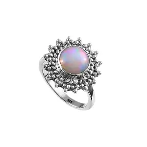 Opal SILVER RING Sterling Silver Ring for GIRLS and Women