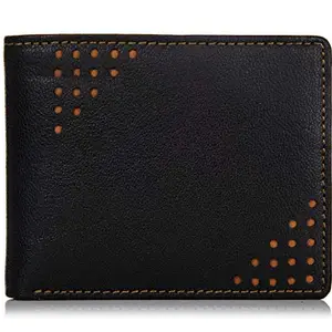 Nitish Genuine Leather Black Men's Wallet