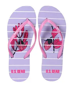 US Gear Women's Lilac Flip-Flops