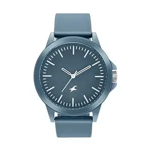 Fastrack Quartz Analog Blue Dial Blue Silicone Strap Unisex Watch - NT38024PP69W