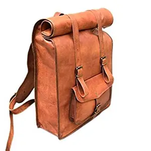 ZNT BAGS leather handmade backpack laptop collage use girl boys