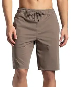 Jockey SP26 Men's Super Combed Cotton Rich Regular Fit Solid Active Wear Shorts with Side Pockets