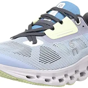 On Running Women's Cloudstratus Trainers, Chambray | Lavender, 24.0 cm