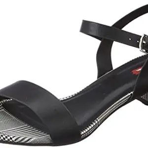 Bata Women's METZ Sandal Black 6 Kids UK (6616056)