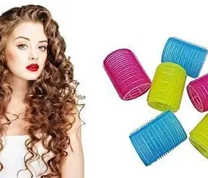 Morges Set Of 6 Hair Curl Roller For Women And Girls For Hair Curler 20 Gram Pack Of 1