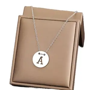 Rk Jewels Stainless Steel Letters A-M-S Pendants Chains Necklace For Women Jewellry
