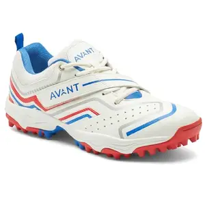 AVANT Men's Impact White Cricket Shoes - 7 UK (AVMSH101CL01UK7)