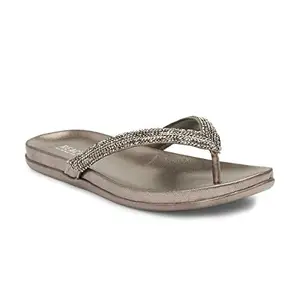 Reaction Kenneth Cole Women Grey Traditional Fashion Sandals-4 Uk/India (36-37 Eu) (Rlh8022Mspwtr6)(Grey_Polyurethane)