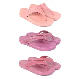Trendy Open-Toe Sandals for Women – Soft Padded Footbed, Summer Wear | (COMBO-3)-1986-1978-1980-8-EURO-39