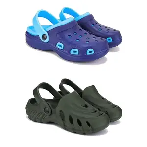 Men's Sandals Clogs | Lightweight Wear| Stylish & Easy to Wear For Men's PCV-SAN-(2-COMBO)-3019-3137-10