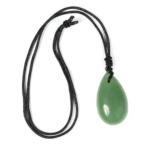 Reiki Crystal Products AAA Green Aventurine Pendant Natural Reiki Healing Crystal Stone Locket for Unisex